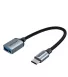 Кабель цифровий Vention USB Type-C - OTG USB 3.0 AF 0.15 м Black (CCXHB)