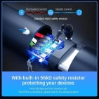 Кабель цифровий Vention USB-A 2.0 - Type C, 1м Black PVC (COKBF) Кабель цифровий Vention USB-A 2.0 - Type C, 1м Black PVC (COKBF)