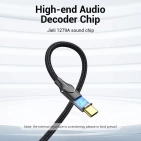 Кабель-перехідник Vention USB-C Male to 2-Male RCA 2м Gray Aluminum Type (BGUHH) Кабель-перехідник Vention USB-C Male to 2-Male RCA 2м Gray Aluminum Type (BGUHH)