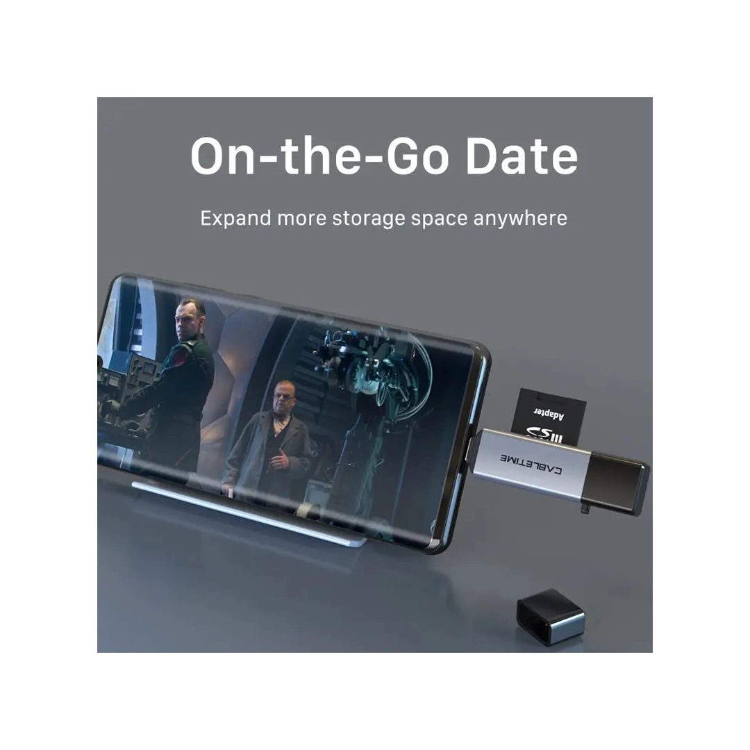Кардридер Vention Cabletime USB3.0 A + USB TYPE C, SD/TF, 5Gbps (CB46G) Кардридер Vention Cabletime USB3.0 A + USB TYPE C, SD/TF, 5Gbps (CB46G)