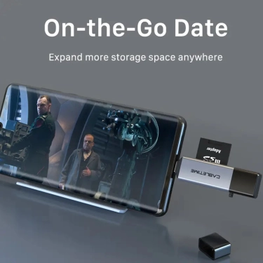 Кардридер Vention Cabletime USB3.0 A + USB TYPE C, SD/TF, 5Gbps (CB46G)
