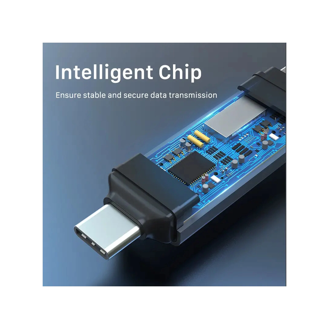 Кардридер Vention Cabletime USB3.0 A + USB TYPE C, SD/TF, 5Gbps (CB46G) Кардридер Vention Cabletime USB3.0 A + USB TYPE C, SD/TF, 5Gbps (CB46G)
