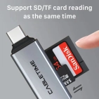 Кардридер Vention Cabletime USB3.0 A + USB TYPE C, SD/TF, 5Gbps (CB46G) Кардридер Vention Cabletime USB3.0 A + USB TYPE C, SD/TF, 5Gbps (CB46G)