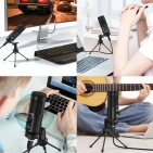 Настільний мікрофон Vention Cabletime USB з шумозаглушенням + штатив трипод (CM10B)