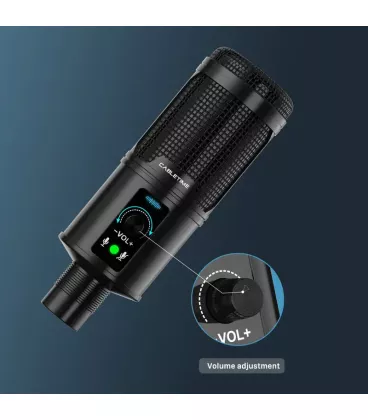 Настільний мікрофон Vention Cabletime USB з шумозаглушенням + штатив трипод (CM10B)