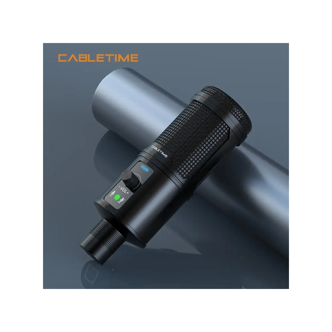 Настільний мікрофон Vention Cabletime USB з шумозаглушенням + штатив трипод (CM10B) Настільний мікрофон Vention Cabletime USB з шумозаглушенням + штатив трипод (CM10B)