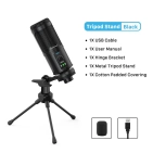 Настільний мікрофон Vention Cabletime USB з шумозаглушенням + штатив трипод (CM10B)