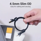 Патч корд Vention Cat.8 SFTP 2M Black Slim Type (IKIBH) Патч корд Vention Cat.8 SFTP 2M Black Slim Type (IKIBH)