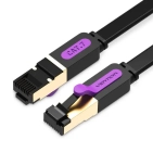 Патч-корд Vention CAT 7 FTP Ethernet, 10 m, Black, rj-45 - rj-45, 8 жил (ICABL) Патч-корд Vention CAT 7 FTP Ethernet, 10 m, Black, rj-45 - rj-45, 8 жил (ICABL)