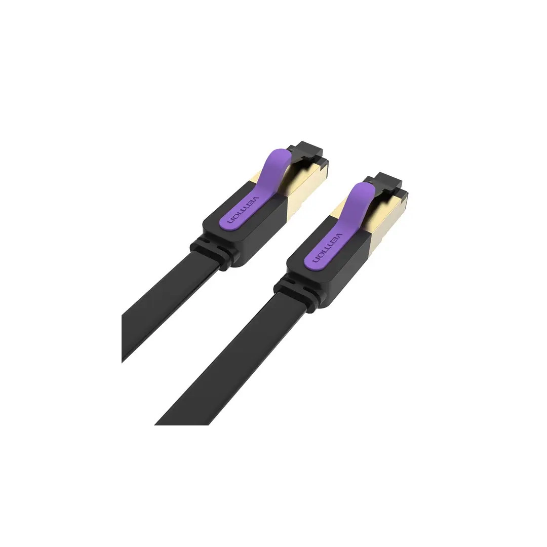 Патч-корд Vention CAT 7 FTP Ethernet, 10 m, Black, rj-45 - rj-45, 8 жил (ICABL) Патч-корд Vention CAT 7 FTP Ethernet, 10 m, Black, rj-45 - rj-45, 8 жил (ICABL)