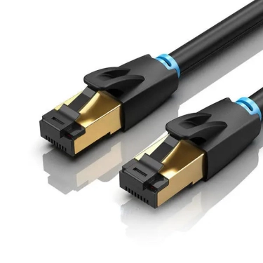 Патч-корд Vention CAT 8 SSTP Ethernet, 20 m, Black, RJ-45 - RJ-45, 8 жил (IKABQ)