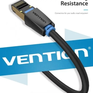 Патч-корд Vention CAT 8 SSTP Ethernet, 1.5 м Black (IKABG)
