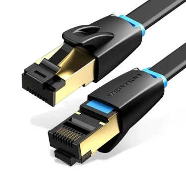 Патч-корд CAT 8 SSTP Ethernet, 1 м Black (IKCBF)