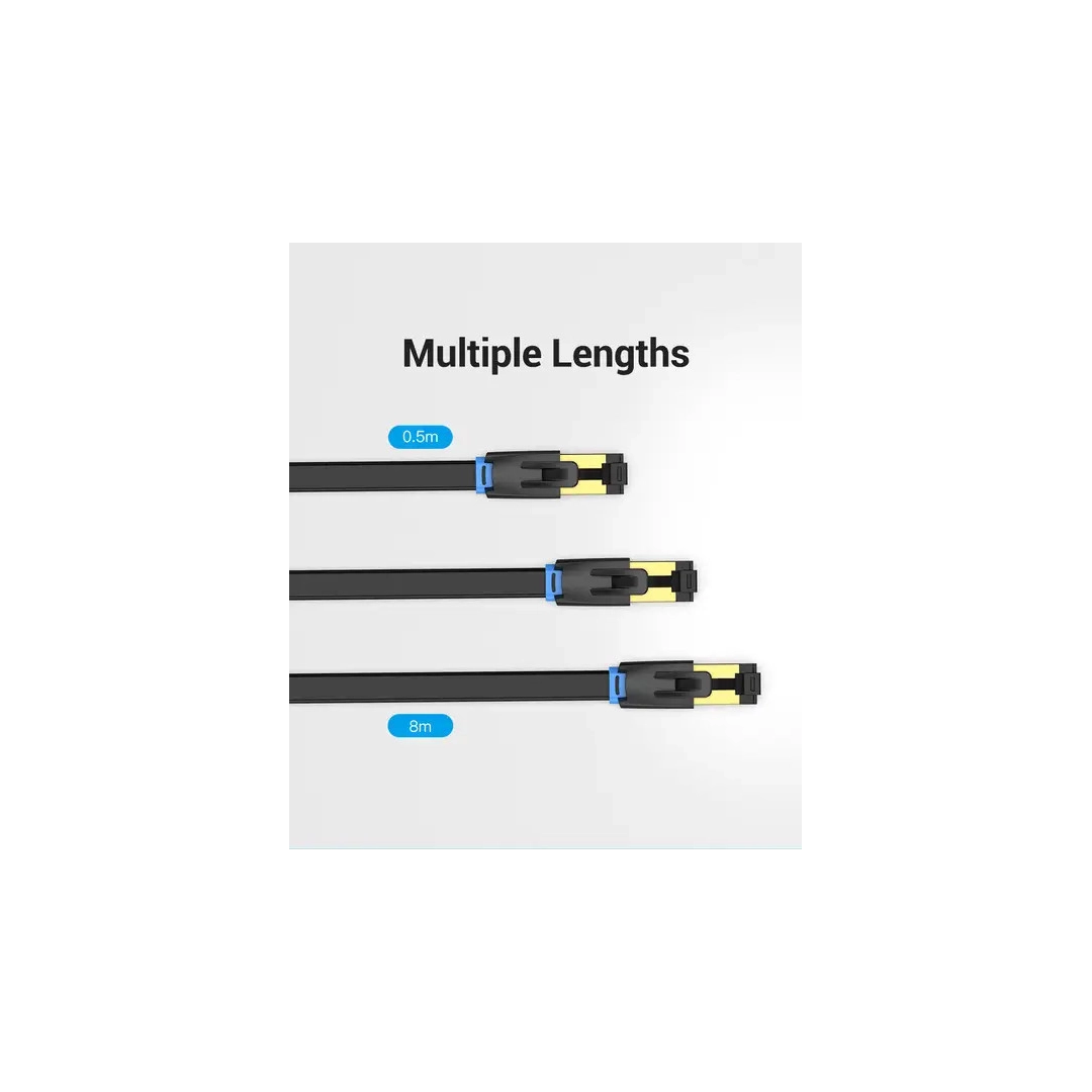 Патч-корд CAT 8 SSTP Ethernet, 1 м Black (IKCBF) Патч-корд CAT 8 SSTP Ethernet, 1 м Black (IKCBF)
