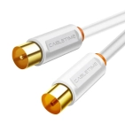 Кабель телевізійний Vention Cabletime, 1m Male to Female, 75OHM, білий (CF33H) Кабель телевізійний Vention Cabletime, 1m Male to Female, 75OHM, білий (CF33H)