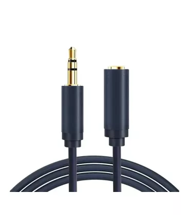 Аудіокабель Vention Cabletime Audio 3.5mm M - 3.5mm F, 1.5m, Black, 3 pin (CF16J)
