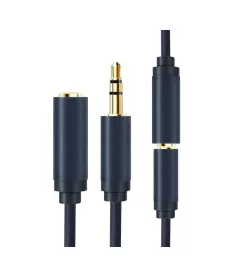 Аудіокабель Vention Cabletime Audio 3.5mm M - 3.5mm F, 1.5m, Black, 3 pin (CF16J)