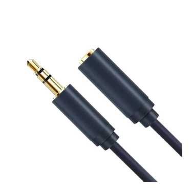 Аудіокабель Vention Cabletime Audio 3.5mm M - 3.5mm F, 1.5m, Black, 3 pin (CF16J)