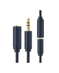 Аудіокабель Vention Cabletime Audio 3.5 mm M - 3.5 mm F, 3 m, Black, 3 pin (CF16N)