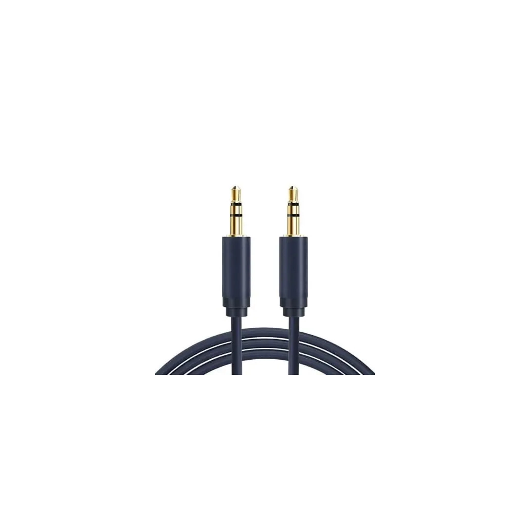Audio cable Vention Cabletime 3.5 mm M - 3.5 mm M, 1 m, Black, 3 pin (CF15H)