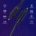 Кабель цифровий Vention Cabletime TOSLINK PRO, 1m, M/M (CF31H) Кабель цифровий Vention Cabletime TOSLINK PRO, 1m, M/M (CF31H)