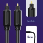 Кабель цифровий Vention Cabletime TOSLINK PRO, 1m, M/M (CF31H) Кабель цифровий Vention Cabletime TOSLINK PRO, 1m, M/M (CF31H)
