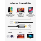 Кабель цифровий Vention Cabletime Type-C - HDMI, 1 m (CC10H) Кабель цифровий Vention Cabletime Type-C - HDMI, 1 m (CC10H)