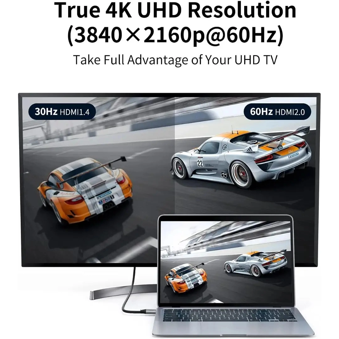 Кабель цифровий Vention Cabletime Type-C - HDMI, 2 m (CC20H) Кабель цифровий Vention Cabletime Type-C - HDMI, 2 m (CC20H)