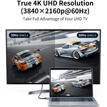 Кабель цифровий Vention Cabletime Type-C - HDMI, 2 m (CC20H)