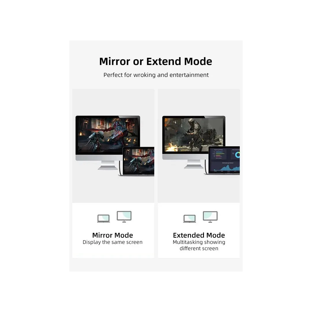 Кабель цифровий Vention Cabletime Type-C - HDMI, 2 m (CC20H) Кабель цифровий Vention Cabletime Type-C - HDMI, 2 m (CC20H)