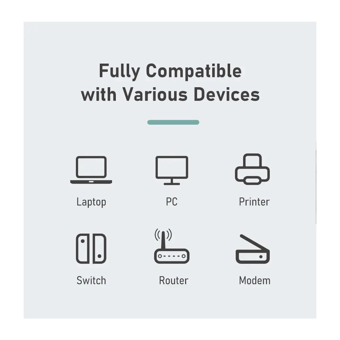 Кабель цифровий Vention Cabletime USB A 2.0 - RJ45 100Mbps Ethernet, 0.15m, Space Grey (CB52G) Кабель цифровий Vention Cabletime USB A 2.0 - RJ45 100Mbps Ethernet, 0.15m, Space Grey (CB52G)