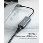 Кабель цифровий Vention Cabletime USB A 2.0 - RJ45 100Mbps Ethernet, 0.15m, Space Grey (CB52G) Кабель цифровий Vention Cabletime USB A 2.0 - RJ45 100Mbps Ethernet, 0.15m, Space Grey (CB52G)