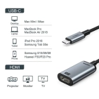 Кабель цифровий Vention Cabletime USB TYPE C - HDMI, 0.15m, v1.4 4K/30HZ (CP11A) Кабель цифровий Vention Cabletime USB TYPE C - HDMI, 0.15m, v1.4 4K/30HZ (CP11A)