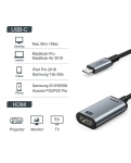 Кабель цифровий Vention Cabletime USB TYPE C - HDMI, 0.15m, v1.4 4K/30HZ (CP11A)