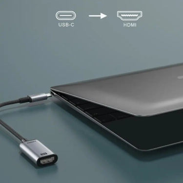 Кабель цифровий Vention Cabletime USB TYPE C - HDMI, 0.15m, v1.4 4K/30HZ (CP11A)