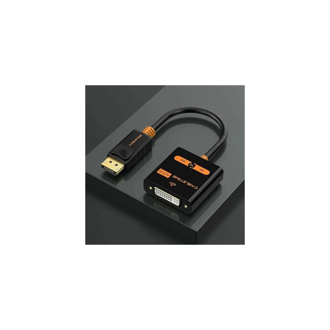 Перехідник Vention Сabletime DisplayPort - DVI, 0.2m, v2.0 (1920 * 1080p) / 60HZ (CP24B) Перехідник Vention Сabletime DisplayPort - DVI, 0.2m, v2.0 (1920 * 1080p) / 60HZ (CP24B)