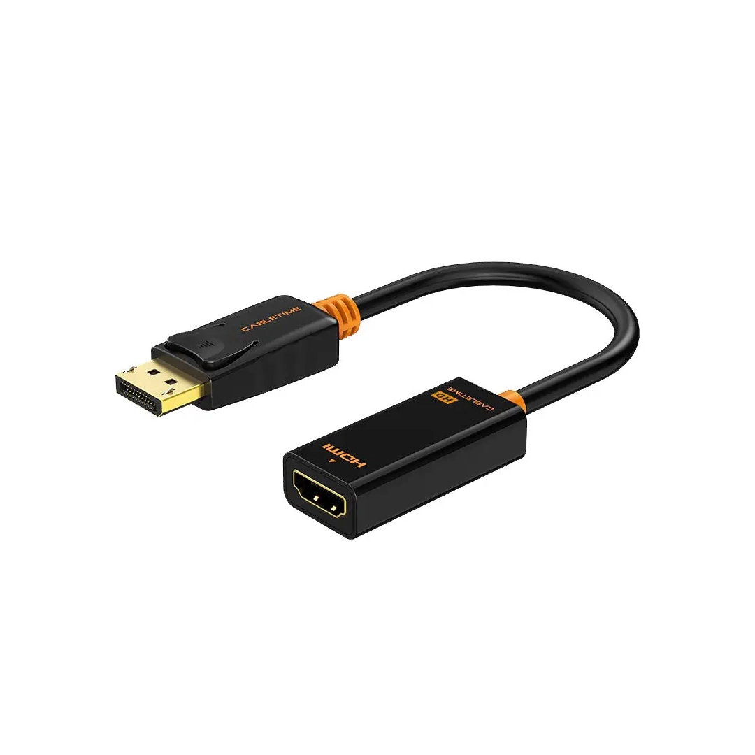 Перехідник Vention Сabletime DisplayPort - HDMI, 0.2m, v2.0 (1920 * 1080p) / 60HZ (CP22B)