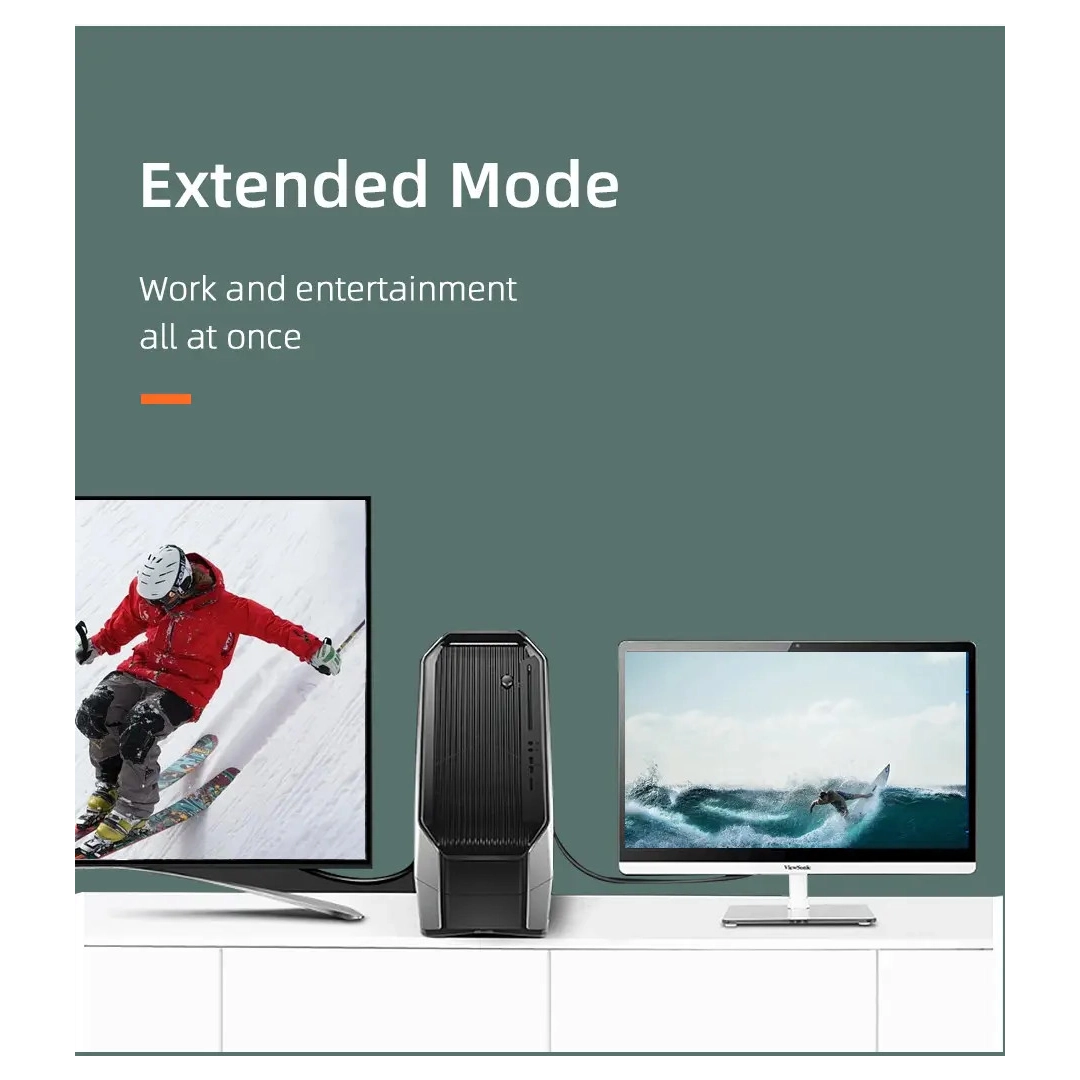 Перехідник Vention Сabletime DisplayPort - HDMI, 0.2m, v2.0 (1920 * 1080p) / 60HZ (CP22B) Перехідник Vention Сabletime DisplayPort - HDMI, 0.2m, v2.0 (1920 * 1080p) / 60HZ (CP22B)