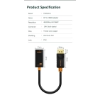 Перехідник Vention Сabletime DisplayPort - HDMI, 0.2m, v2.0 (1920 * 1080p) / 60HZ (CP22B) Перехідник Vention Сabletime DisplayPort - HDMI, 0.2m, v2.0 (1920 * 1080p) / 60HZ (CP22B)