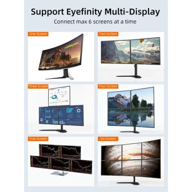 Перехідник Vention Сabletime DisplayPort - HDMI, 0.2m, v2.0, 4K 30hz (CP20B)
