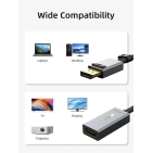 Перехідник Vention Сabletime DisplayPort - HDMI, 0.2m, v2.0, 4K 60Hz (CP20A) Перехідник Vention Сabletime DisplayPort - HDMI, 0.2m, v2.0, 4K 60Hz (CP20A)