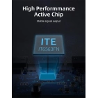 Перехідник Vention Сabletime DisplayPort - HDMI, 0.2m, v2.0, 4K 60Hz (CP20A) Перехідник Vention Сabletime DisplayPort - HDMI, 0.2m, v2.0, 4K 60Hz (CP20A)