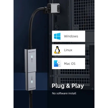 Перехідник Vention Сabletime DisplayPort - HDMI, 0.2m, v2.0, 4K 60Hz (CP20A)