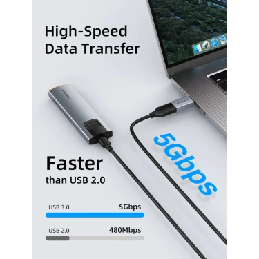 Перехідник Vention Cabletime USB-C Male to USB3.0 Female OTG (CP76G)
