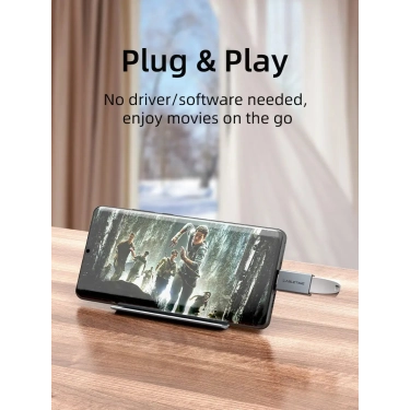 Перехідник Vention Cabletime USB-C Male to USB3.0 Female OTG (CP76G)