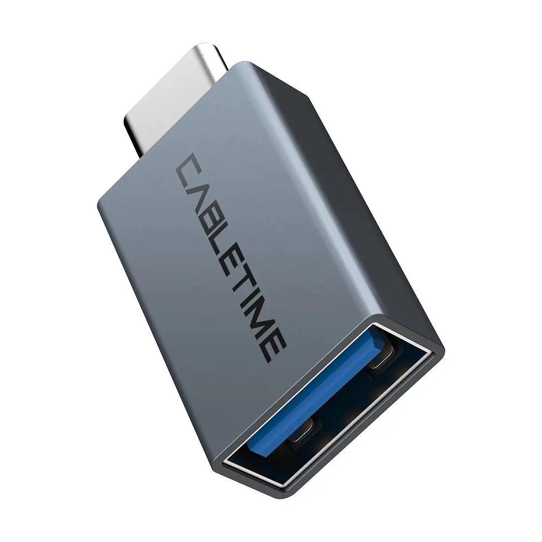 Переходник Vention Cabletime USB-C Male to USB3.0 Female OTG (CP76G)
