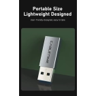 Перехідник Vention Cabletime USB3.0 A Male - USB Type C Female OTG (CP77G) Перехідник Vention Cabletime USB3.0 A Male - USB Type C Female OTG (CP77G)