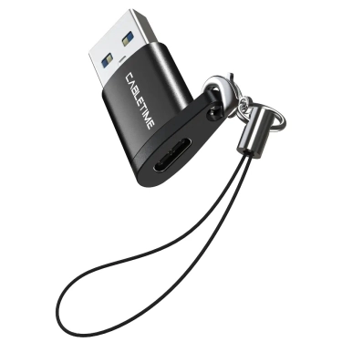 Перехідник Vention Cabletime USB3.0 A Male to USB Type C Female OTG (CP73B)