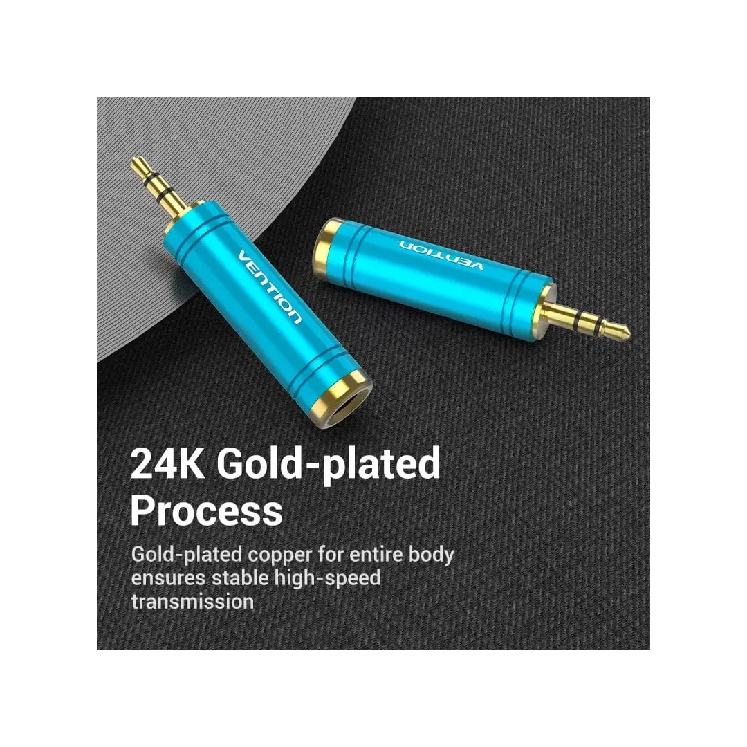 Перехідник Vention 6.5mm Male to 3.5mm Female (VAB-S04-L)