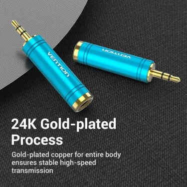 Перехідник Vention 6.5mm Male to 3.5mm Female (VAB-S04-L)